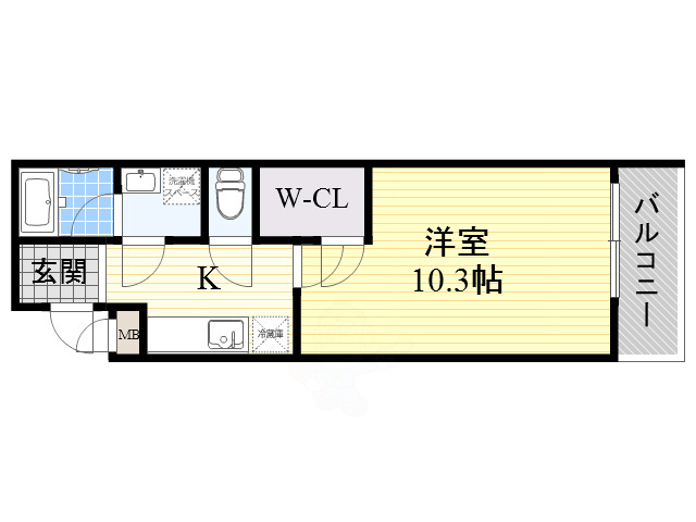 ラフィーネ北島2番館の間取り