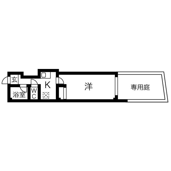 名古屋市西区城西のマンションの間取り