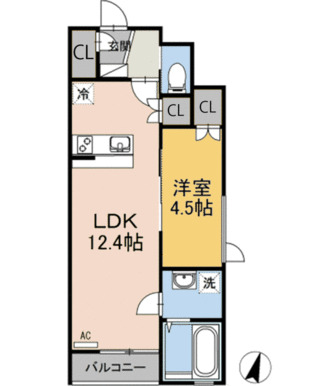 アメリアの間取り