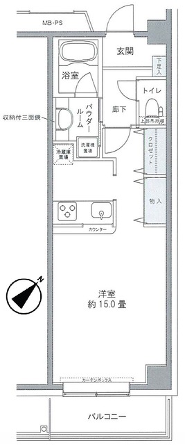 プライムアーバン豊洲の間取り