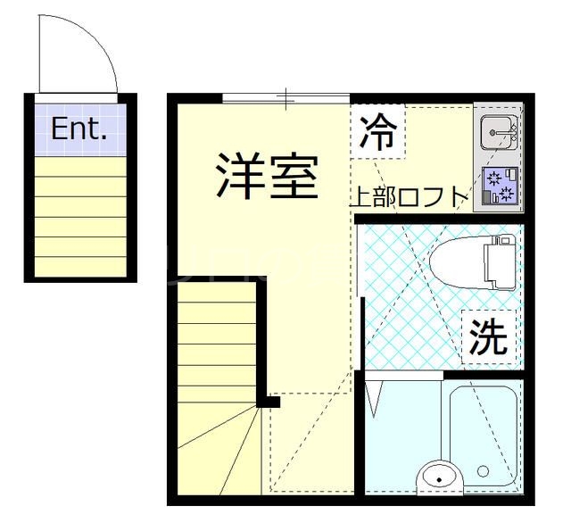 大田区大森北のアパートの間取り