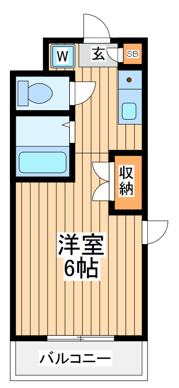 サンヴェール府中の間取り