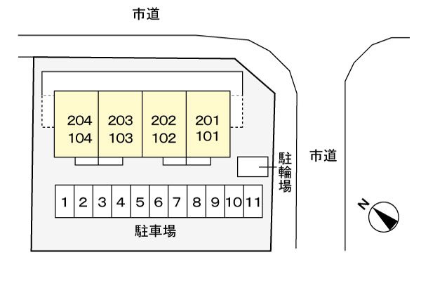 【南さつま市加世田村原のアパートのその他】