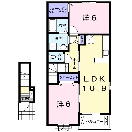 カレントヒルズ善導寺IIの間取り