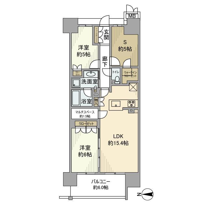 江東区千石のマンションの間取り