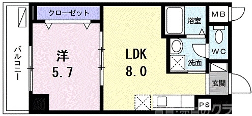 ブライトマーチタナカの間取り