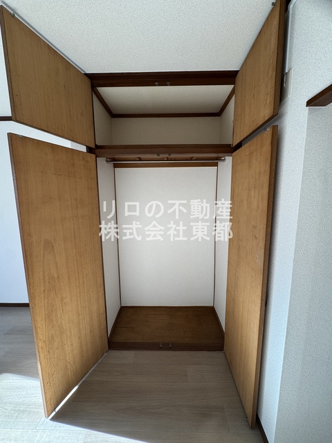 収納　奥行のある収納付です！増えがちな荷物をもスッキリ収納できます