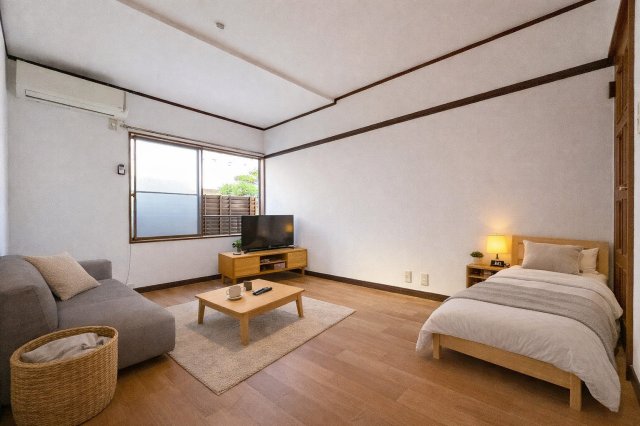 居室・リビング　家具配置イメージ画像です