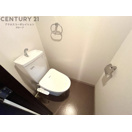 トイレ　温水洗浄便座付きのトイレです♪