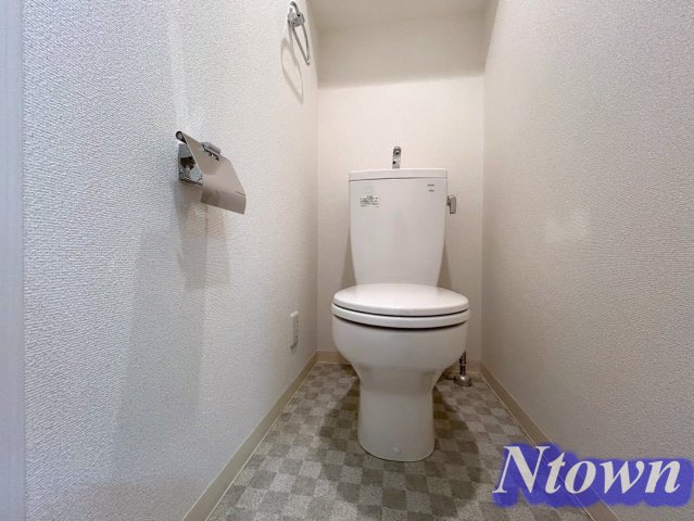 トイレ　ゆったりとした空間のトイレです