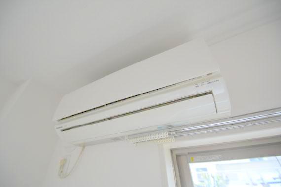 その他設備　エアコンが最初からついているのは、本当に助かりますね。