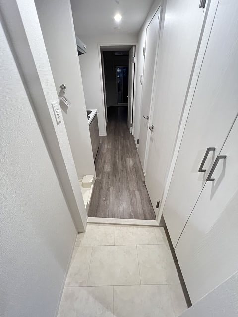 玄関　収納もある玄関です