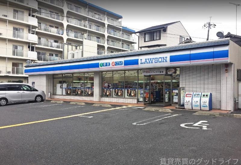コンビニ　ローソン山科四ノ宮店（コンビニ）まで107m