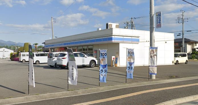 コンビニ　ローソン 甲斐大下条南店（コンビニ）まで161m