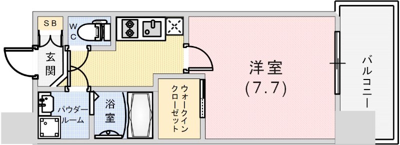 エストーネハーバーランドの間取り写真