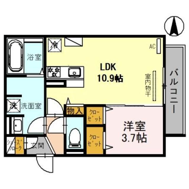 Clashist平野西Eastの間取り写真