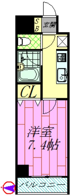 グランパアレIの間取り写真