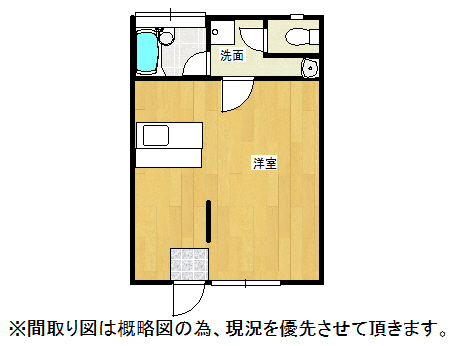 大川中央ビルの間取り