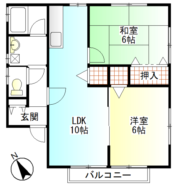 カーサベルデの間取り