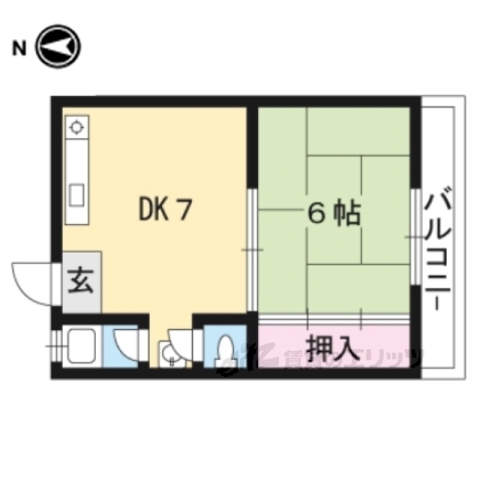 山科グランドハイツの間取り