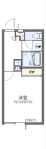 【レオパレスピースフルの間取り】