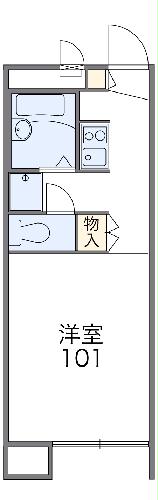 レオパレスたかぎの間取り