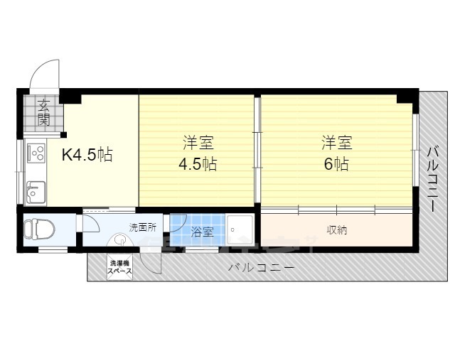 日向マンションの間取り