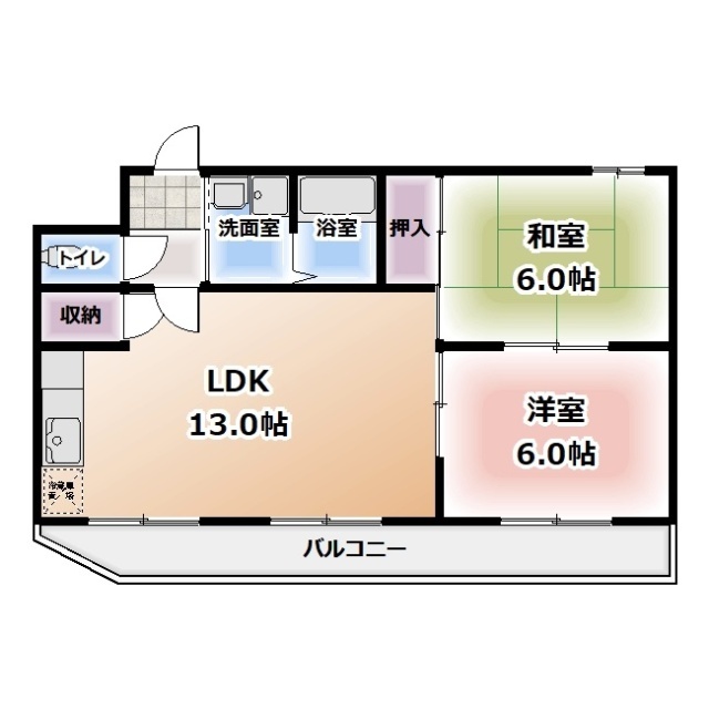 メゾンメリオールの間取り