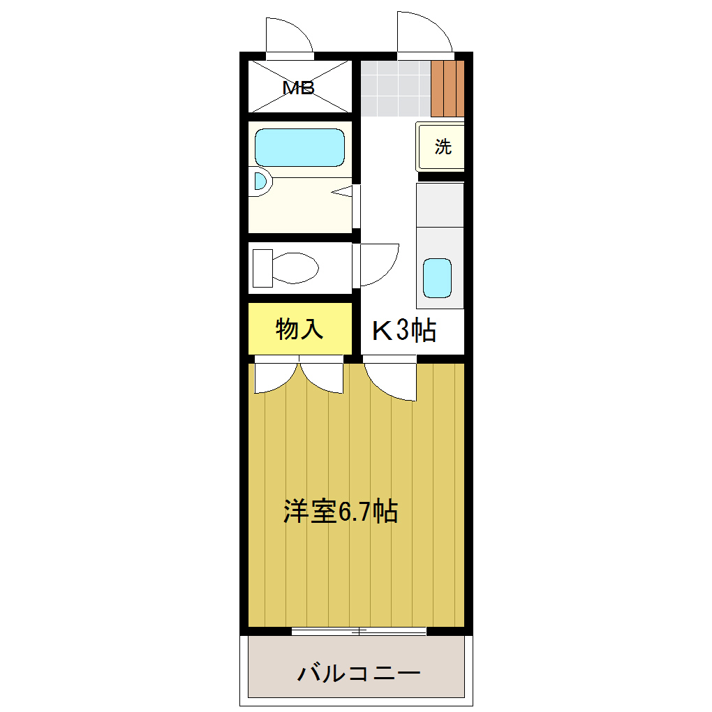 ワカユーヒルズの間取り