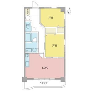 海部郡蟹江町今西のマンションの間取り