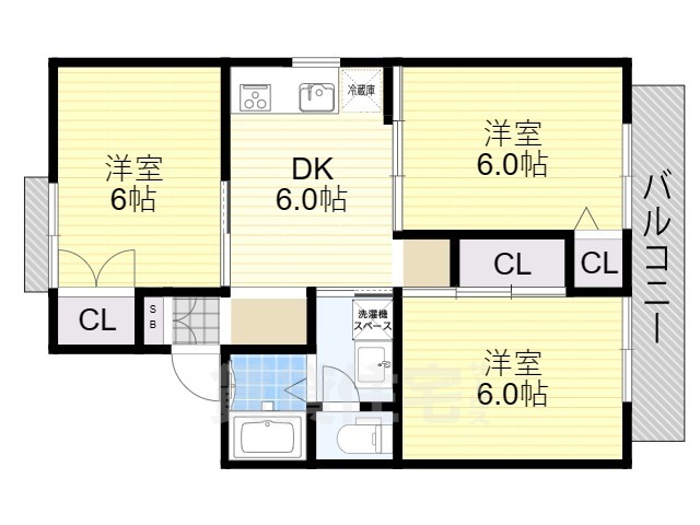 セジュール堀井の間取り