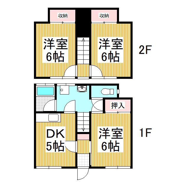 ハイム徳間の間取り