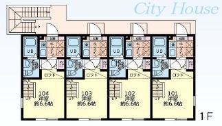 横浜市瀬谷区相沢のアパートの間取り