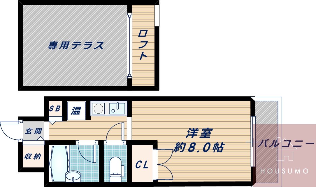 ミールズ江坂の間取り