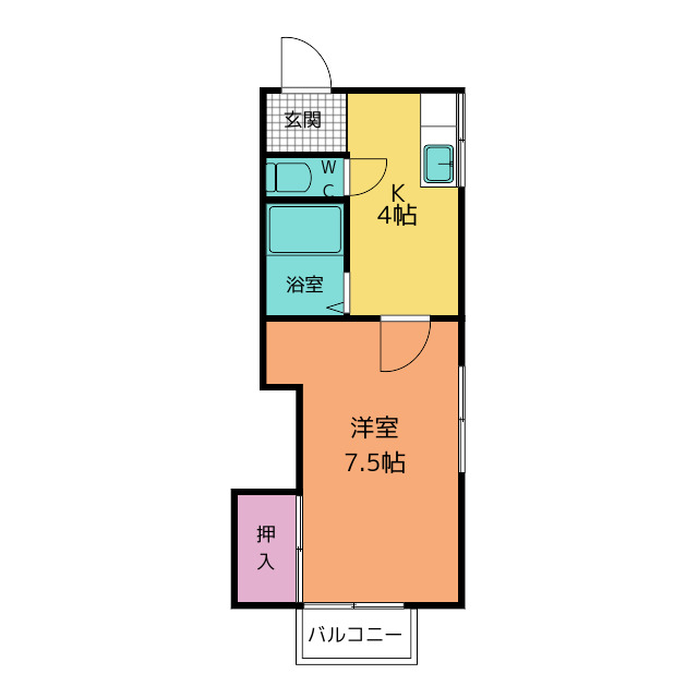 ＨＩＩＲＡＧＩ神田町の間取り