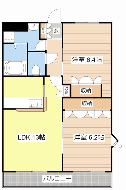 ＩＺＵＭＩの間取り