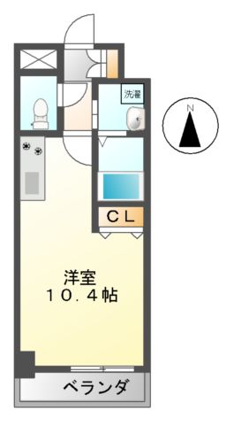 エルスタンザ東別院の間取り