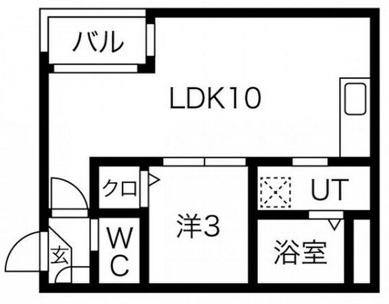 Warren juichiyaIIの間取り