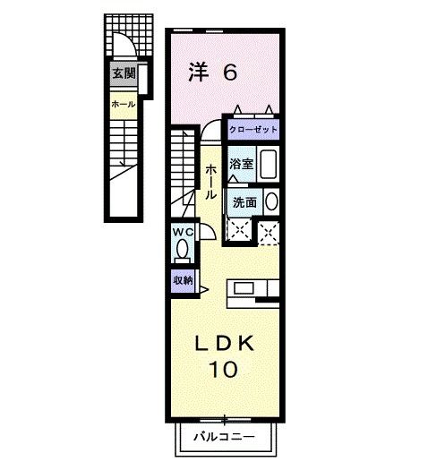 プロムナードＮ・IIの間取り