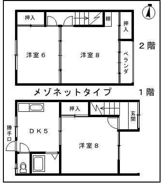 コーポ幸寿の間取り