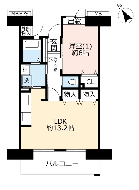 ＵＲコンフォール鶴瀬の間取り