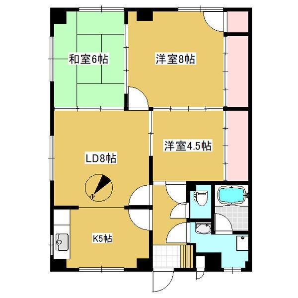 清水マンションの間取り