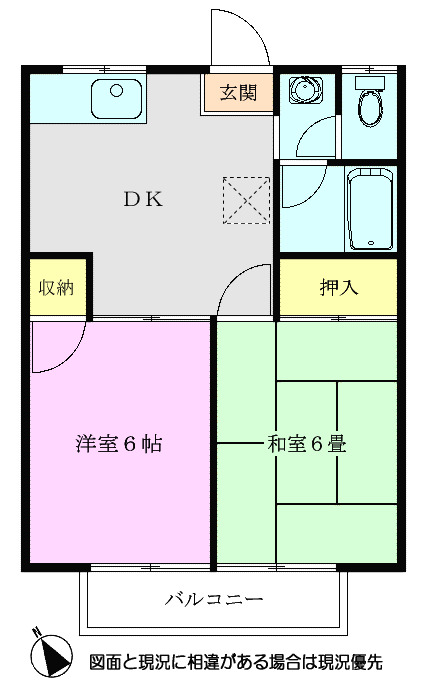 シャンボールハイツの間取り