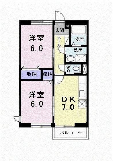 ロペハウスＡの間取り