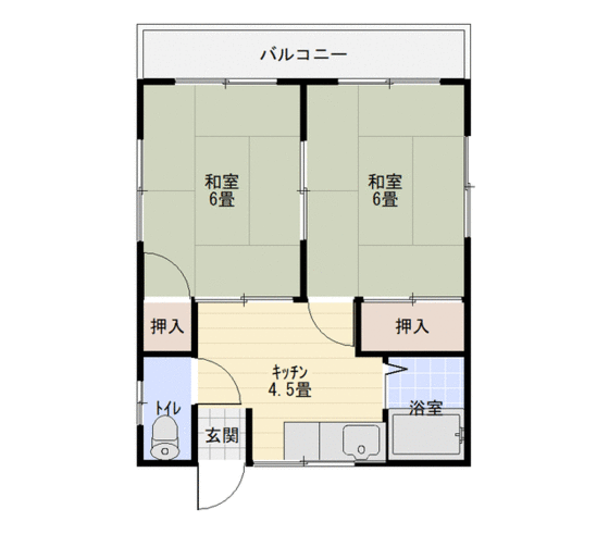 別府王子ハイツの間取り