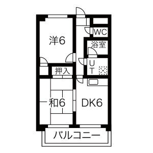 グリーンヒル岡弥の間取り