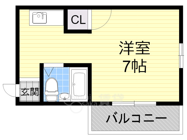 カンフォート吹田の間取り