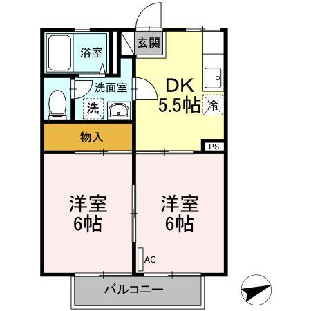 グロースKの間取り