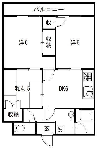 ブラザーハイツの間取り