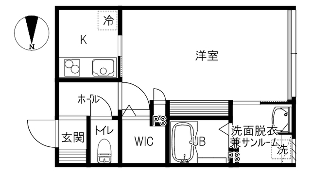 パスト中代の間取り